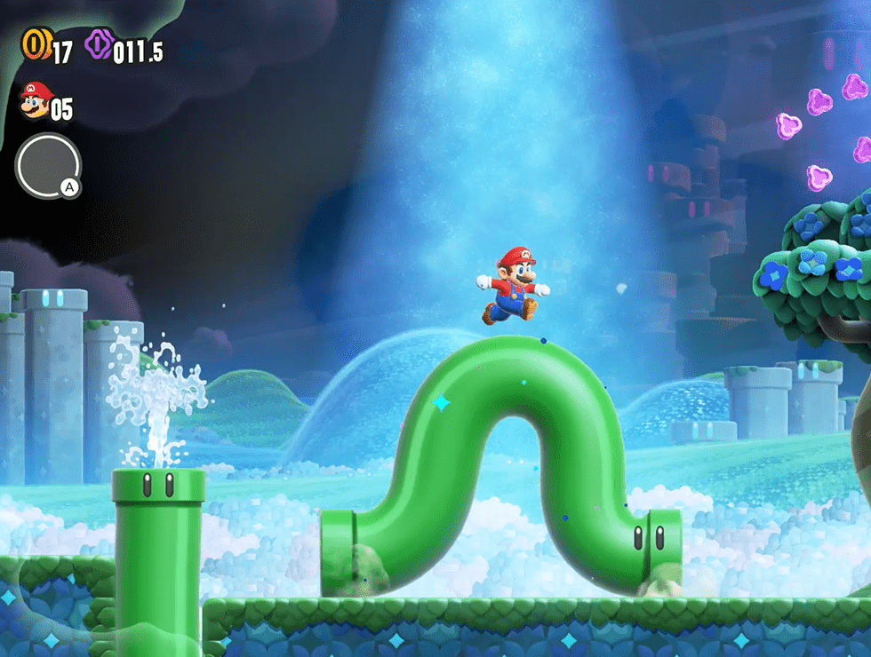 Super Mario Bros Wonder in game screenshot