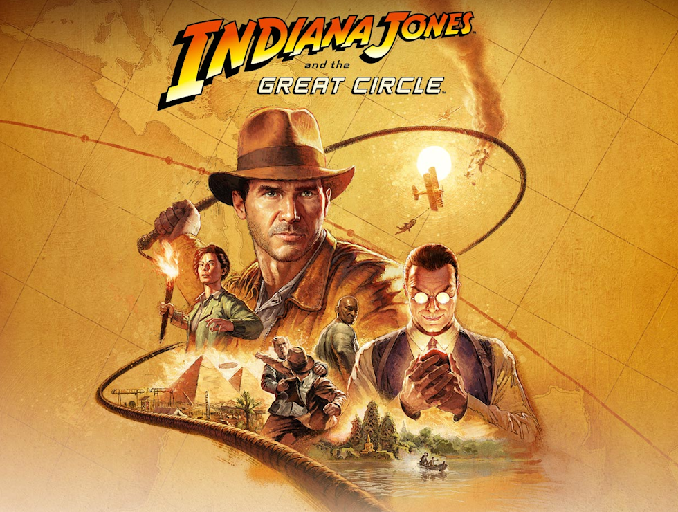 game box art for Indiana Jones and the Great Circle